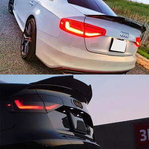 For B8.5 Sedan PSM Style Carbon Fiber <b>Rear</b> <b>Spoiler</b> Trunk Wing 2012-2015 Carbon Fiber - Product Image 2