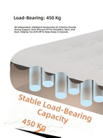 Matelas pneumatique auto-gonflant double taille, portable et pliable, pour le camping, les pique-niques en plein air, la randonnée et l'utilisation à domicile