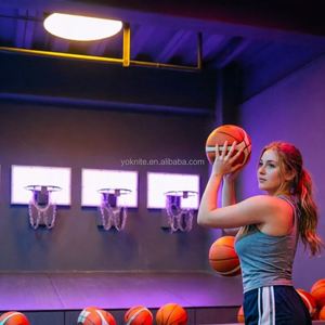 Système de panier de basket-ball LED d'intérieur avec structure en plastique et en métal pour parcs d'aventure et centres commerciaux - Product Image 2