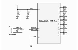 Mô-đun Vô Tuyến Đa Giao Thức 2.4Ghz Giải Pháp Iot Cansec Ble51822SA-A NRF51822-QFAA Bắc Âu Ble 4.2 <span class=keywords><strong>Module</strong></span> - Product Image 5