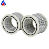 Nuevo Filtro de Aire de Malla de Acero Inoxidable, Personalizado, Resistente a Altas Temperaturas, Colector de Polvo Industrial con 99.9% de Eficiencia