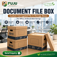 Boîtes en carton ondulé écologiques tendance fabriquées à la main FUJU - Forme personnalisée, doublure personnalisée, impression de logo personnalisée, utilisation multi-industrielle
