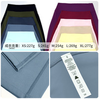 Pantalon de yoga premium taille haute, coupe large, longueur intégrale, effet push-up, ample et droit, sans effet camel toe, respirant, en polyamide 2026