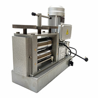 Machine à rouler les bijoux électrique 550W, laminoir à or et argent, équipement de façonnage des fils et des métaux pour atelier de bijoutier