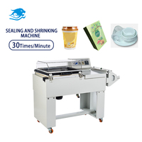 Machine d'emballage thermoscellante 2-en-1, utilisée pour l'équipement de scellage semi-automatique de films plastiques pour les aliments et les produits de première nécessité