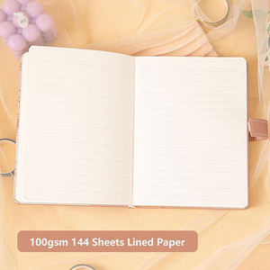 Diario con Candado en Forma <span class=keywords><strong>de</strong></span> Corazón, Diario con Llave, Cuaderno con Patrones Florales, Regalo Encantador para Novia, <span class=keywords><strong>Madre</strong></span>, Niña, Cuaderno Ejecutivo <span class=keywords><strong>de</strong></span> Tapa Dura - Product Image 4