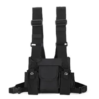 X-fire+Radio+Vest+Chaleco+Chest+Harness+Universal+Carry+Case+Front+Pack+ Holster for sale online