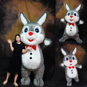 Di alta qualità gonfiabile pasqua coniglietto mascotte Costume gigante a grandezza naturale gonfiabile mascotte per la vendita - Product Image 5