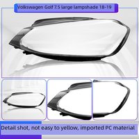 Couvre-phare avant pour VW Volkswagen Golf 7.5 2018 2019 Accessoires de phare automobile Boîtier en verre de phare