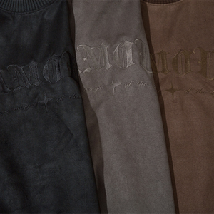 Nieuwe Trend Heren Effen T-Shirt Borduurwerk Oversized Distressed <span class=keywords><strong>O</strong></span>-Hals Vintage T-Shirt Met Hoe Verkopen - Product Image 6