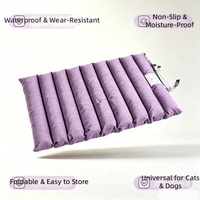 Tapis rafraîchissant pour chien, luxueux, moderne, doux, pliable, résistant aux poils et aux griffures, lit pour chat et chien, tapis de voyage pliable