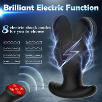 LOVE Factory Direct Wholesale Adult Sex Toy Electric Shock Vibration Remote Control Anal Plug
