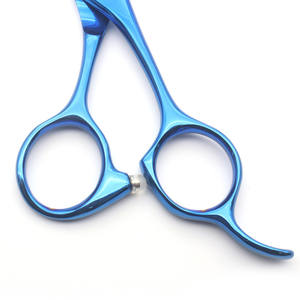 Tijeras Azules para Mascotas de 7 Pulgadas, Acero Inoxidable JP440C, Herramienta de Belleza Práctica para Peluquería Canina - Product Image 2