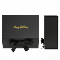 Boîte cadeau rectangulaire pliable en papier biodégradable, écologique, avec protection contre les surcharges, impression de logo personnalisé, pour la vente au détail de vêtements