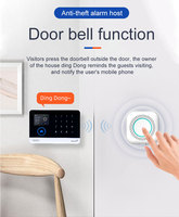 Système d'alarme sans fil WIFI 4G/GSM Tuya Smart Life pour la sécurité domestique, 99 zones sans fil, capteur de mouvement PIR, clavier tactile LCD, Alexa