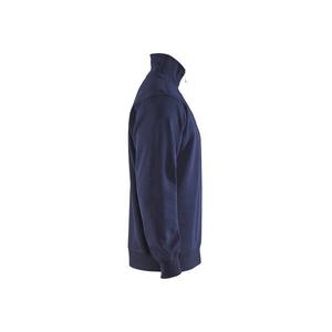 BLAKLADER - 336510488800L Sudadera con cuello Azul marino-EAN 7330509352168 WORK HOODIES - Product Image 3