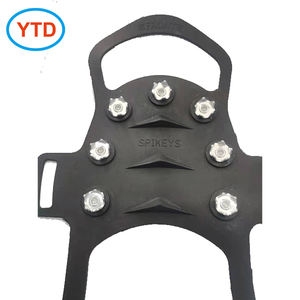 Scarpe portatili resistenti Anti-ghiaccio pinze con punte in metallo per escursioni invernali all'aperto e ramponi da neve - Product Image 5