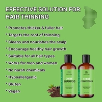 Shampooing hydratant et réparateur à la poudre de Chebe naturelle 250 ml avec logo personnalisé pour cheveux abîmés