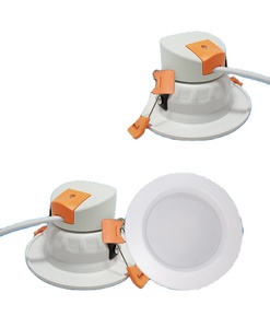 Foco de luz led inteligente para interiores, foco empotrado redondo de alta calidad, de tres colores, con ahorro de energía, RGB, 7W, 9W - Product Image 1