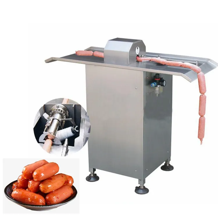 Fabrik Direkt versorgung Hot Dog machen Maschine Wurst Knoten Binde maschine mit fairen Preis
