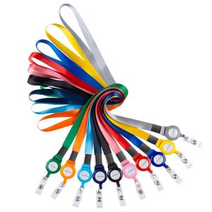 <span class=keywords><strong>Porte</strong></span>-badges rétractables par Lanyards, sangles plates de 15 mm avec enrouleur, <span class=keywords><strong>porte</strong></span>-badges d'identification avec clip d'enrouleur <span class=keywords><strong>extensible</strong></span> - Product Image 5