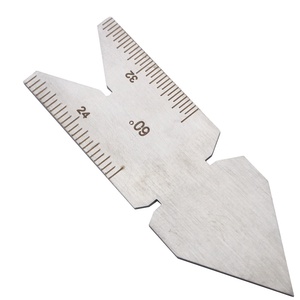 Herramientas de soldadura: Regla de soldadura, Calibrador de nervaduras, Calibrador de soldadura de 60 grados, Calibrador de centro CENTER Whitworth de 60 grados métrico - Product Image 3