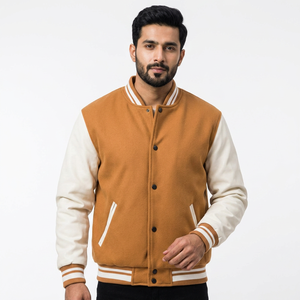 Vestes universitaires brodées sur mesure OEM, vestes de baseball, vestes universitaires pour hommes, vestes universitaires vierges en gros - Product Image 1