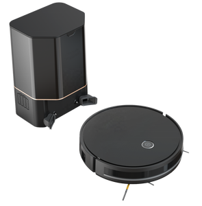 Aspirateur <span class=keywords><strong>robot</strong></span> M8, aspiration 4000Pa, fonction d'auto-vidage, gyroscope, contrôle par application, filtre HEPA, nettoyage humide, balayage, serpillière, batterie - Product Image 1