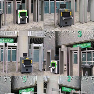 最安値 アバーガード空港X線スキャナー 耐久性のあるグレーの金属探知機 荷物検査装置 セキュリティ保護 - Product Image 4