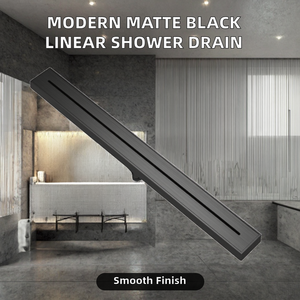 Desagüe de Ducha Lineal Rectangular de Acero Inoxidable Pulido para Baño de Hotel, con Inserto para Azulejos, Ecológico - Product Image 2