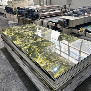 Tấm nhựa <span class=keywords><strong>PVC</strong></span> hiệu ứng đá cẩm thạch 3D sang trọng-Xu hướng hàng đầu 2024 trong vật liệu cải tạo khách sạn - Product Image 4