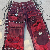 Jeans pour femmes DiZNEW OEM denim fabricant 2k taille double jambe droite