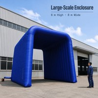 Barrière acoustique gonflable portable sur mesure pour intérieur, coques acoustiques, mur anti-bruit