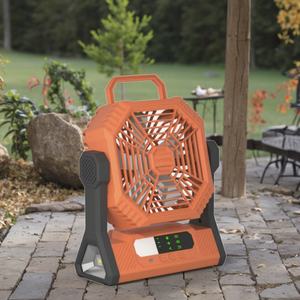 Ventilador de Camping con Luz LED de 10000mAh, USB de Alta Velocidad, Motor sin Escobillas, Ligero, 3 Velocidades, Personalizable, Precio de Fábrica - Product Image 3