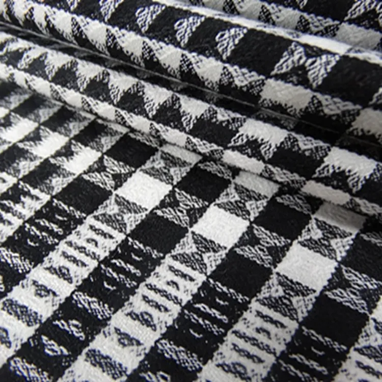 Mont için % yüksek kalite fabrika nefes dokuma Polyester Rayon Spandex İplik boyalı çek kumaşlar