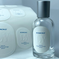 Étiquettes adhésives personnalisées en métal gaufré, résistantes à l'eau et aux UV, pour les flacons de parfum, de soins de la peau et de compléments alimentaires - Promotion