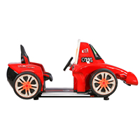 Máquina de Juegos de Carreras de Autos para Niños, de Fibra de Vidrio, Operada con Monedas, Simulador de Arcade con Pantalla LCD de 17 Pulgadas