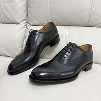Chaussures Blake en cuir à lacets, cousues main, style Oxford, semelle en cuir, confortables pour le bureau, la carrière, les mariages, motif floral, bout élégant, pour les soirées