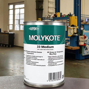 MOLYKOTE 33M cuscinetto in Silicone a temperatura media molto bassa grasso 33 Beige bianco lubrificante industriale NSF specificazione - Product Image 2