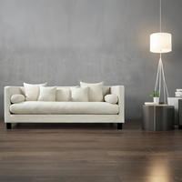Ensemble de canapé Chesterfield modulaire inclinable moderne Offre Spéciale Design unique Section sectionnelle américaine Tissu en bois de velours pour la maison
