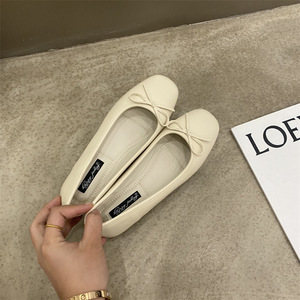 Giày lười nữ đế bằng nhiều màu trang trí nơ thời trang - Product Image 4