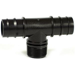 Raccord en T fileté mâle 1/2 po x 16 pour connecteurs d'eau de jardin - Product Image 1