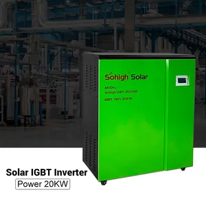 20kw 12 볼트 220 볼트 오프 그리드 낮은 주파수 단일 삼상 onduleur solaire 순수 사인파 홈 20kva 태양 인버터 20kw