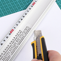 Regla de corte de seguridad Popular de 100cm/Regla de plotter de corte de publicidad de aluminio/regla recta