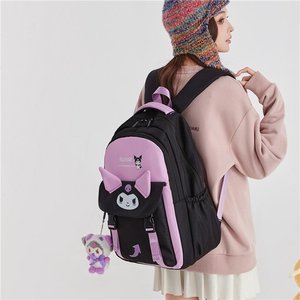 <span class=keywords><strong>Mochila</strong></span> <span class=keywords><strong>Escolar</strong></span> de Dibujos Animados <span class=keywords><strong>Kuromi</strong></span> con Logotipo Personalizado, Gran Capacidad, Estilo Cómic, para Viajes, Anime, Antirrobo, Impermeable, Marca SUNNY - Product Image 1