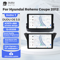 DUDUAUTO DUDU7 A7870 2Din Android Carplay Autoradio pour Hyundai Rohens Coupe Genesis Coupe 2009-2012