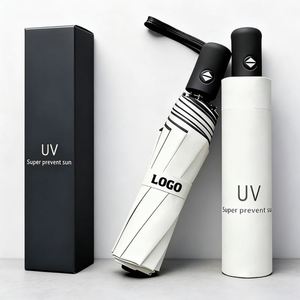 ร่มกันแดดพิมพ์โลโก้ JW5172 ปรับแต่งได้ ร่มพับ 3 ตอน กันลม พิมพ์ลายแบรนด์ ของขวัญส่งเสริมการขาย ร่มอัตโนมัติ - Product Image 1