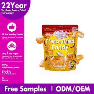 Bonbons croquants lyophilisés aux fruits saveur <span class=keywords><strong>orange</strong></span>, sucrés et épicés, en sachet - Certifiés HACCP, confiseries déshydratées en gros - Product Image 4