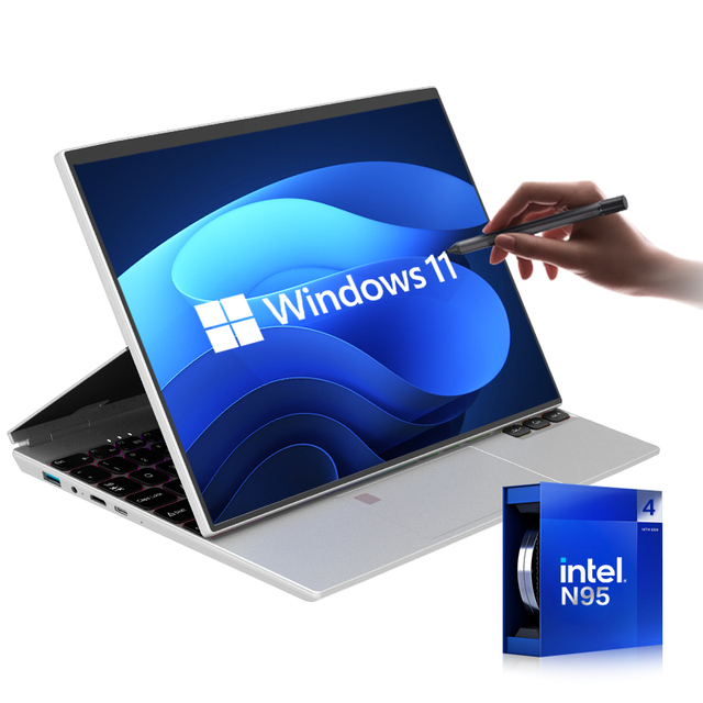 Latest 4-in-1 Touch Screen Business Laptop with 14-inch 360-degree Folding, Learning and Gaming Notebook with 16 RAM and 2TB SSD
