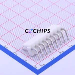 B9PS-VH(LF)(SN) Wire-to-Board Pin Header Bent Lead Through Hole,P=3.96mm Connector 1x9P 3.96mm Right Angle Insert VH - Product Image 2